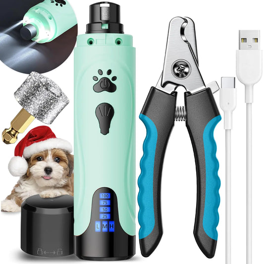 Dog Nail Grinder, Dog Nail Trimmers, and Clippers Kit